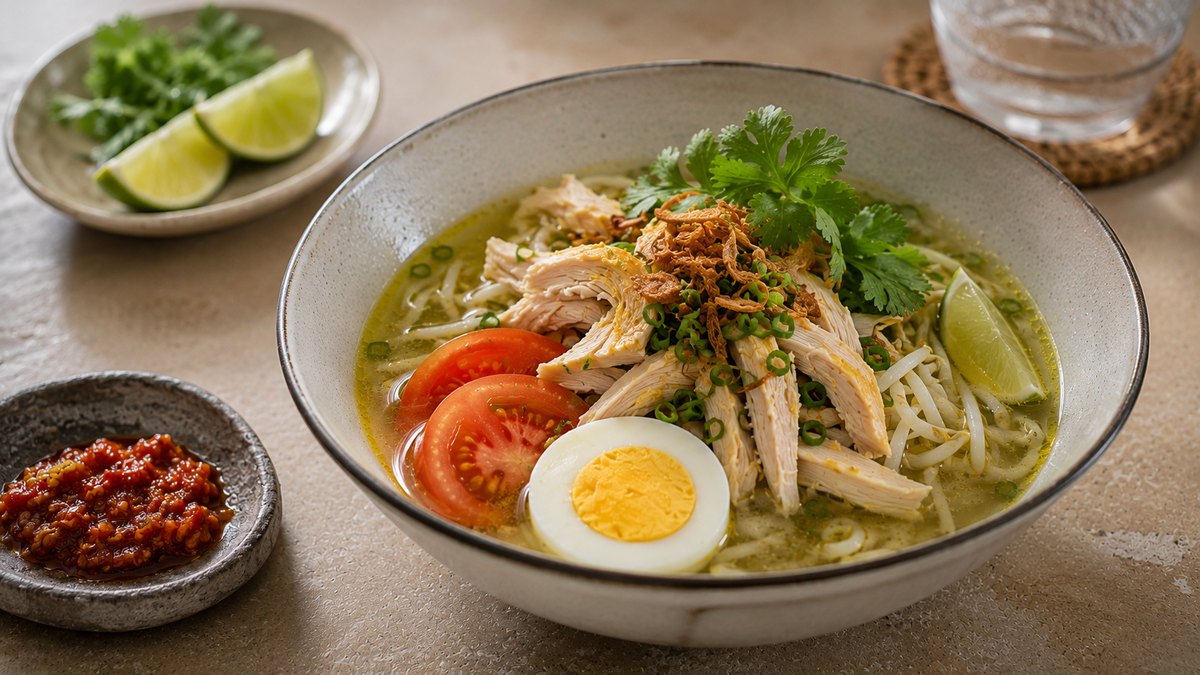 Soto Ayam — Indonesian Chicken Soup